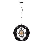 HANNELORE Lampa wisząca Ø 40 cm 1xE27 czarny 10423/40/30 Lucide - zdjęcie dodatkowe 1